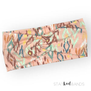 Aztec Peach Headband