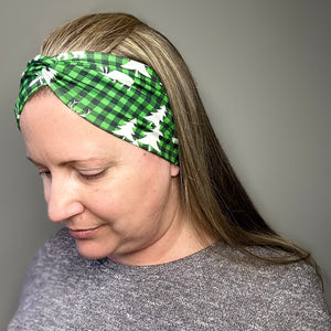 Plaid | Winter Trees Headband