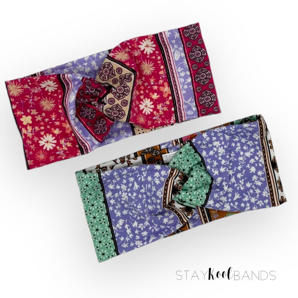 Boho Floral | Floral Blocks Headband