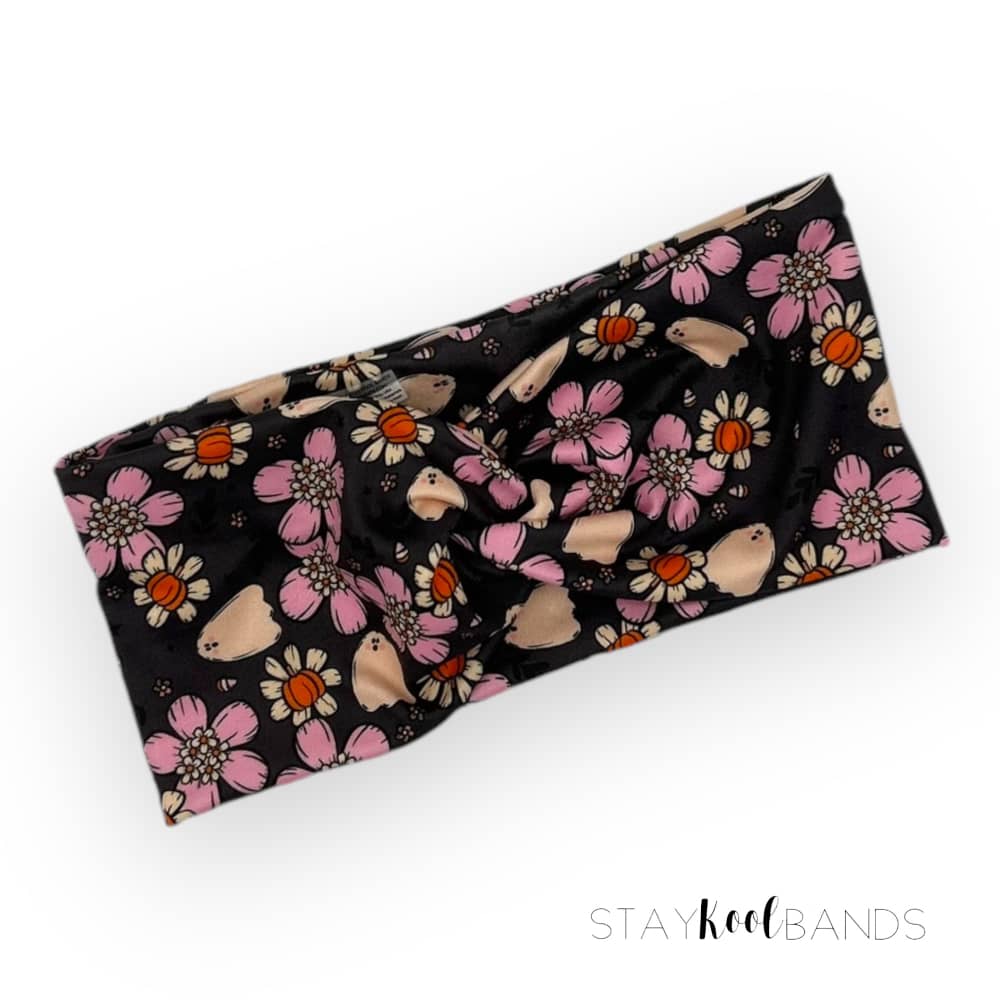 Ghostly Floral Headband