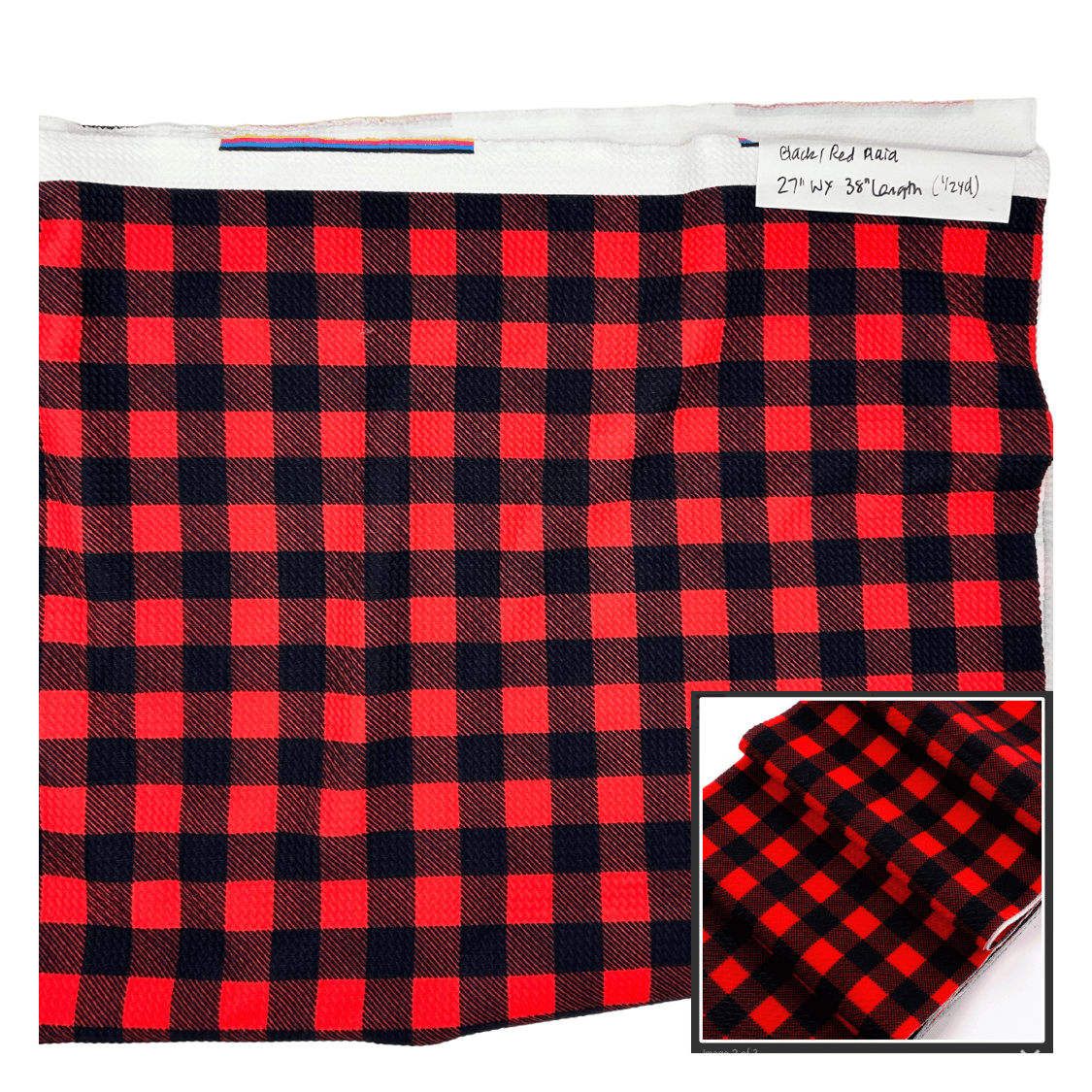 Bullet Fabric - Small Buffalo Plaid