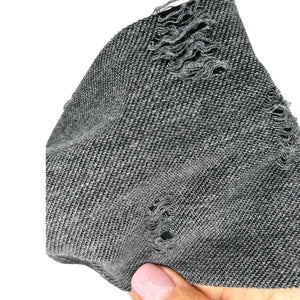 Distressed Gray Headband