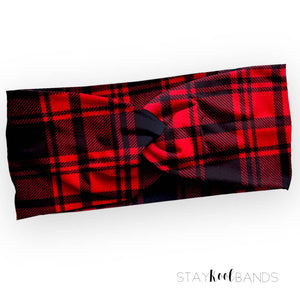 Plaid | New Red and Black Headband