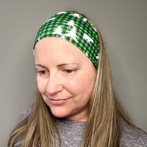 Plaid | Winter Trees Headband