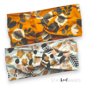 Retro Spring Floral Headbands