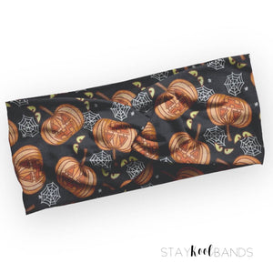 Pumpkin & Spiders Headband