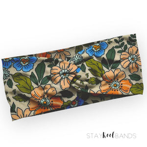 Boho Floral Peach Headband