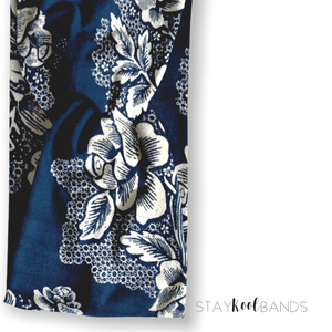 Simple Floral, Mauve or Blue Headband