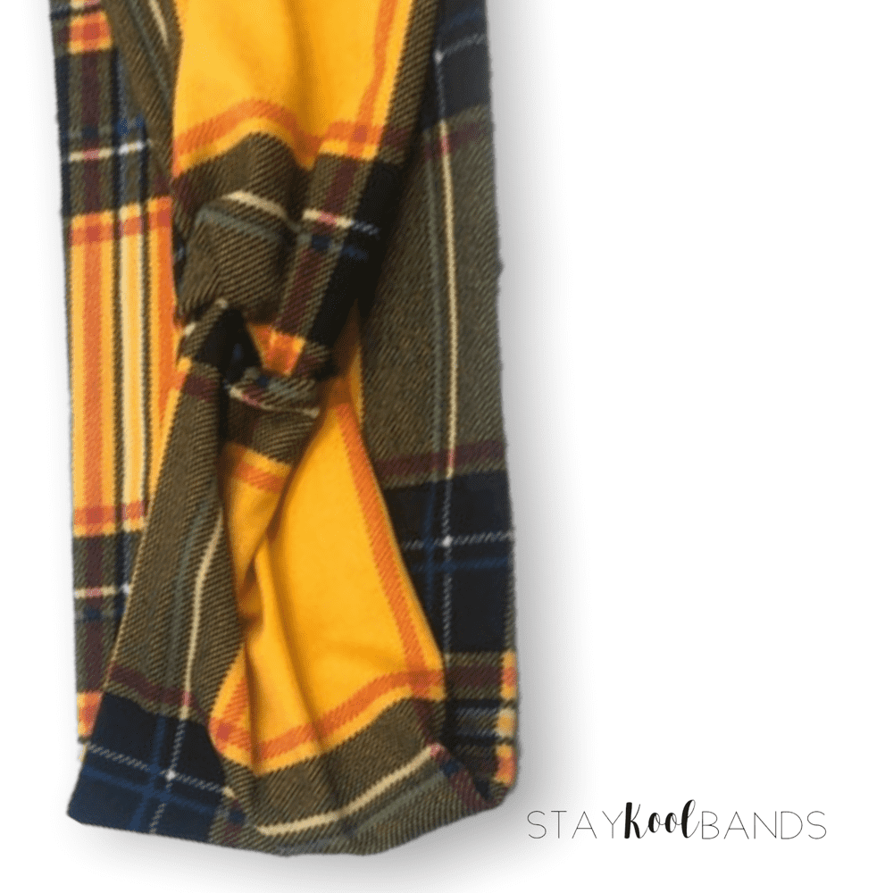 Yellow & Black Plaid