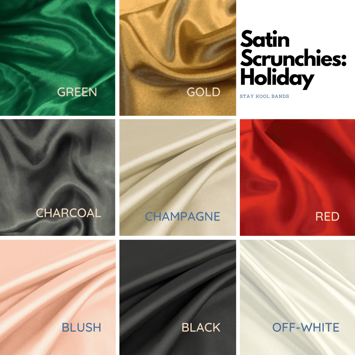Satin Scrunchies