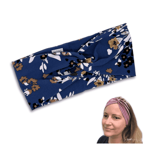 Dusty Blue Abstract Headband