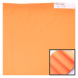 Light orange fabric swatch with a close-up inset on a white background
