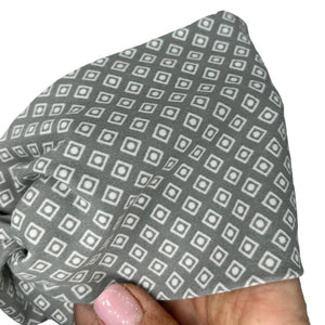 Geometric Gray Headband