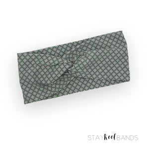 Geometric Gray Headband