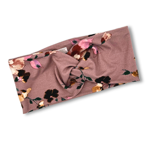 Mauve Floral Headband