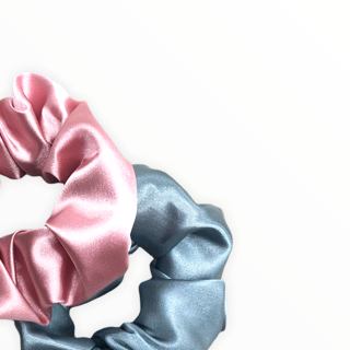 Satin Scrunchie, Pastel Colors