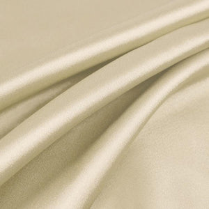 champagne satin scrunchie