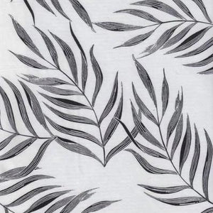 cream with dark gray feathers