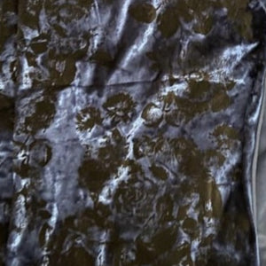 dark blue velour with roses