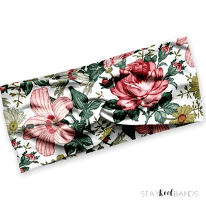Vintage Floral White