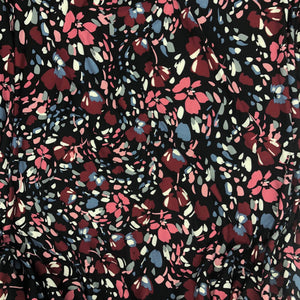 Black Burgundy Gray Terrazzo pattern on hair accessories