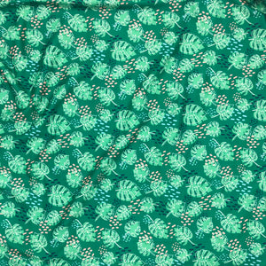 hair accessories with a pattern of monstera leaves | Stay Kool Bands