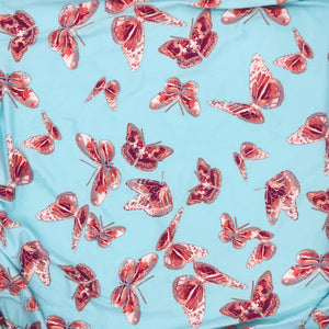Coral Butterflies Headband