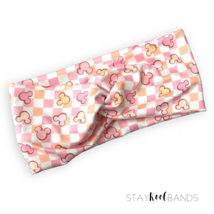 Checkered Mouse Headband