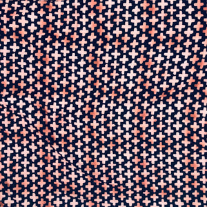 lightweight headbands and hand tied bows. rose gold crosses on a navy base | Stay Kool Bands