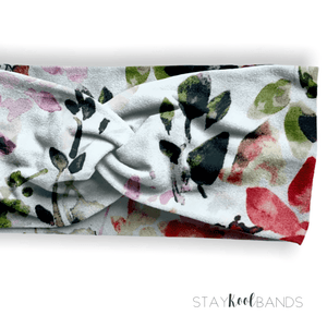 Floral Watercolor Headband