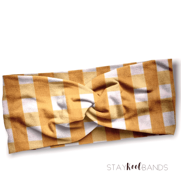 Yellow & White Plaid