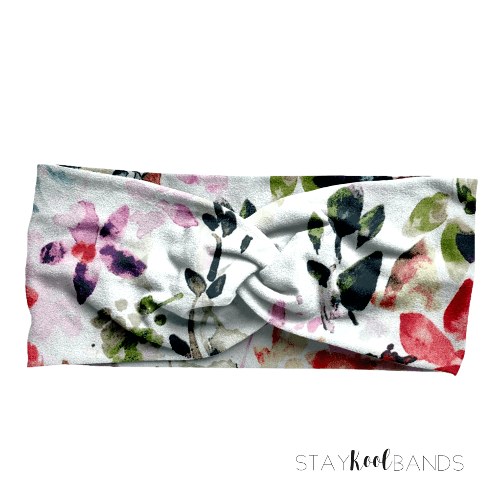 Floral Watercolor Headband