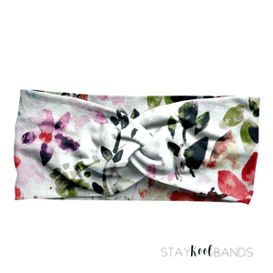 Floral Watercolor Headband