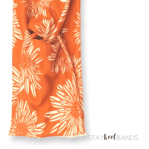 Sunflowers on Orange Headband
