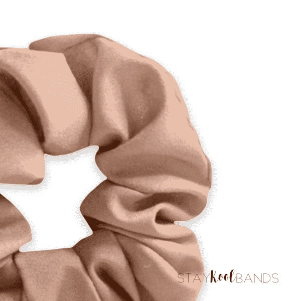 Satin Scrunchie, Blush Pink