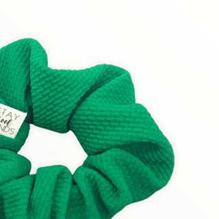 kelly green bullet scrunchie