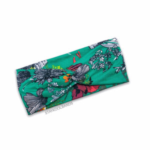 kelly green headband