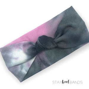 knotted headband in waffle