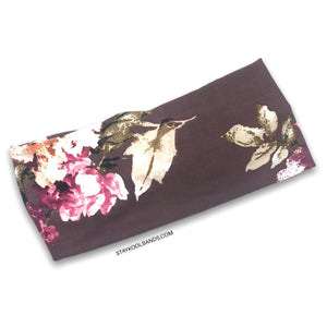 deep purple twist headband