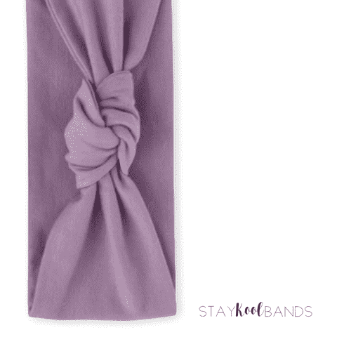 solid lavender purple headband