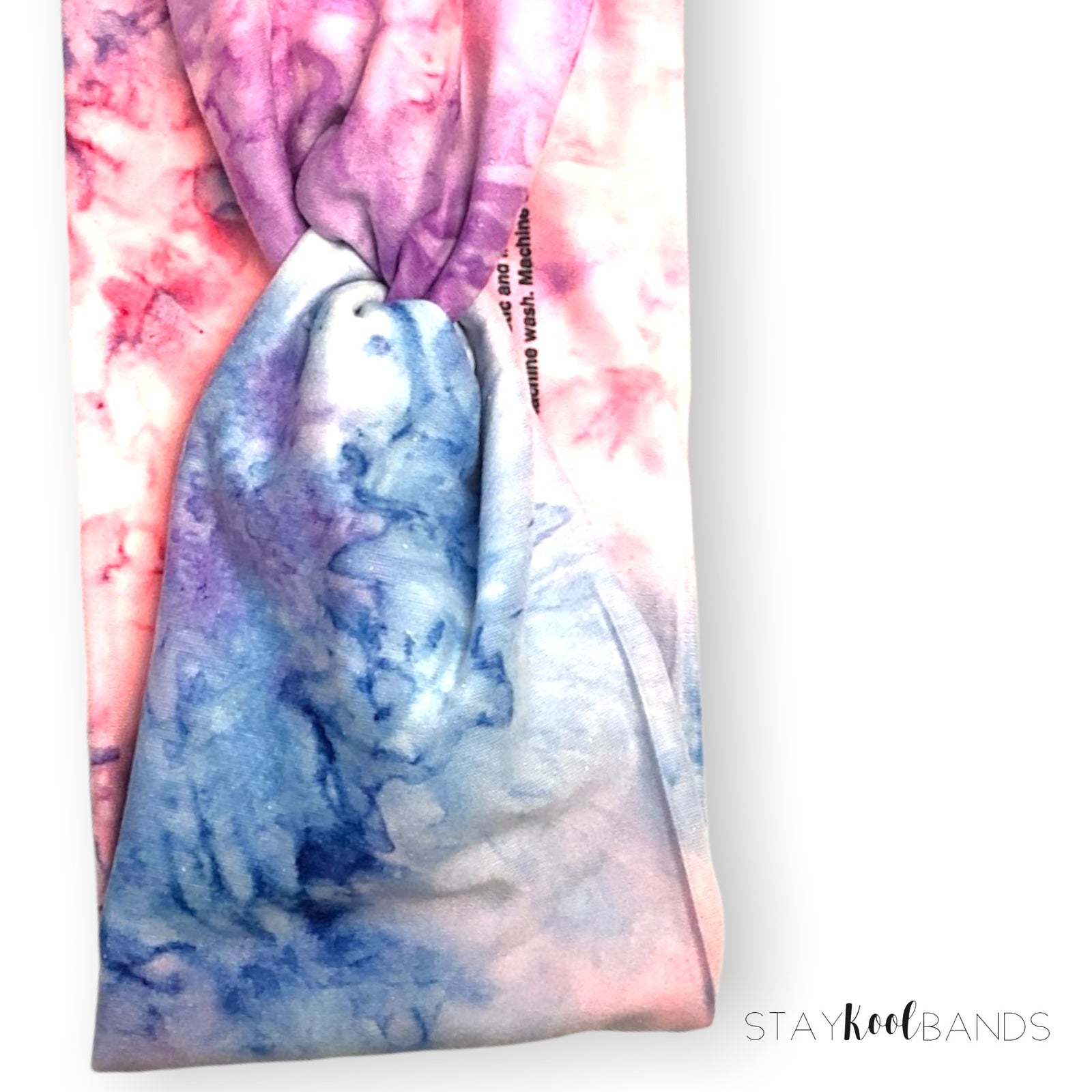ice dyed twist headband