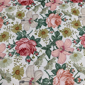 vintage floral fabric